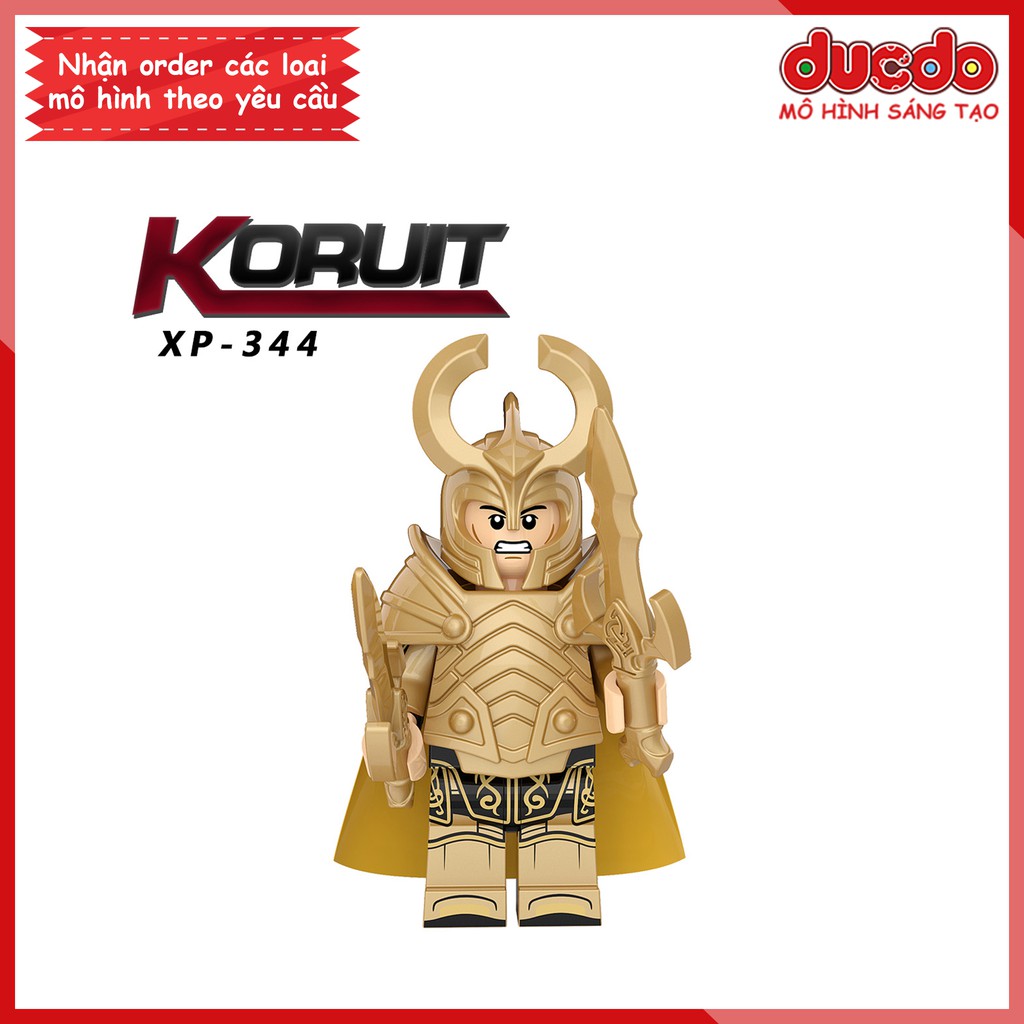 Minifigures lính Asgardian của Thor và Berserkers của Hela - Đồ chơi Lắp ghép Xếp hình Mini Mô hình KORUIT KT1044