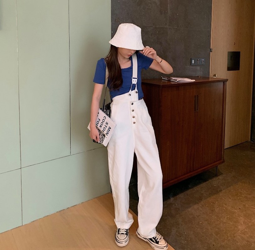 Quần Yếm Jean Ống Rộng Thời Trang Nữ Tính | BigBuy360 - bigbuy360.vn