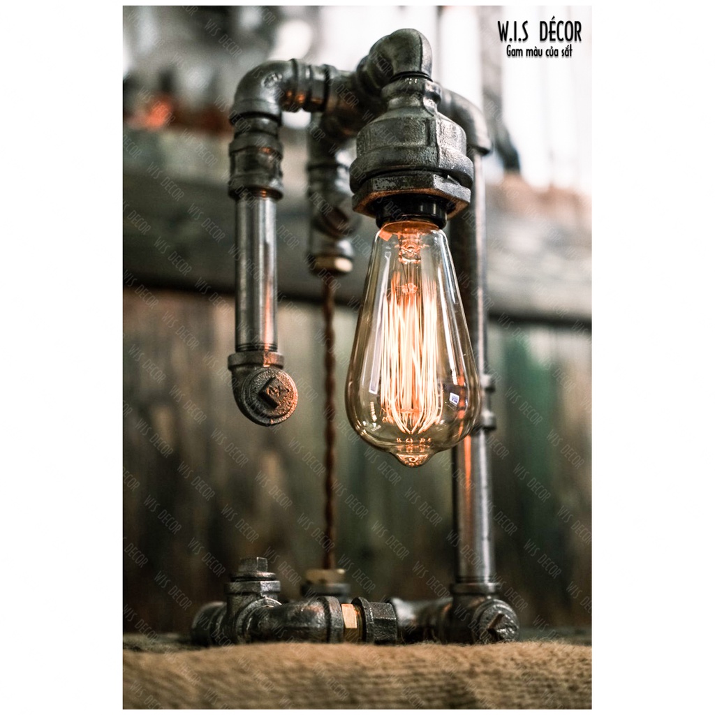 Đèn Decor - Đèn Ống Nước Trang Trí Bóng Sợi Đốt Edison - The Cos 03 Lamp