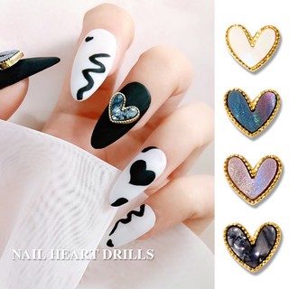 phụ kiện đá tim trang trí nail