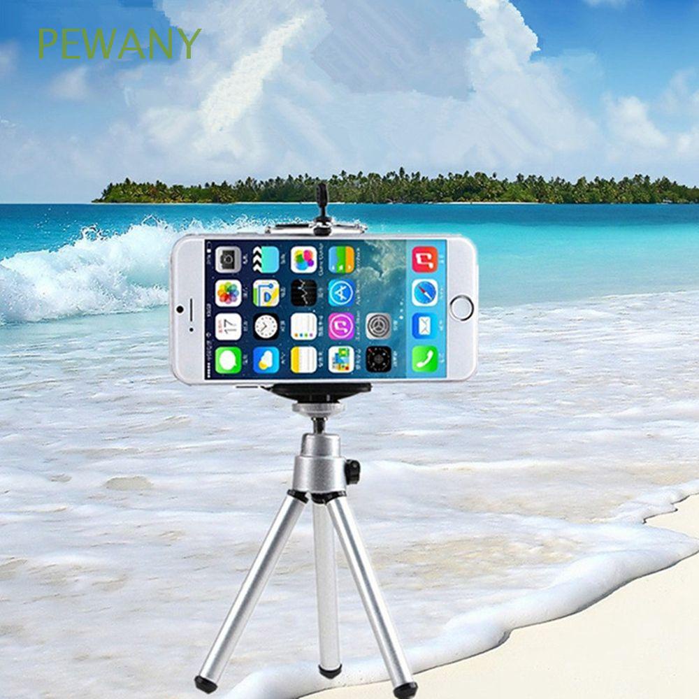 Tripod gắn điện thoại thiết kế có 2 khúc nhỏ gọn mini hỗ trợ chụp ảnh tự sướng làm từ hợp kim nhôm nhiều màu tùy chọn