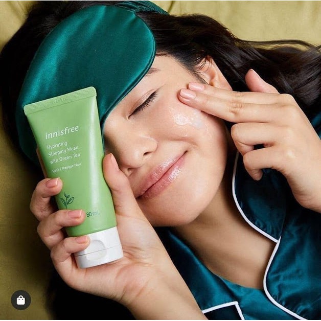 Mặt Nạ Ngủ Cấp Ẩm Chứa Chiết Xuất Trà Xanh Innisfree Green Tea Sleeping Mask 80ml