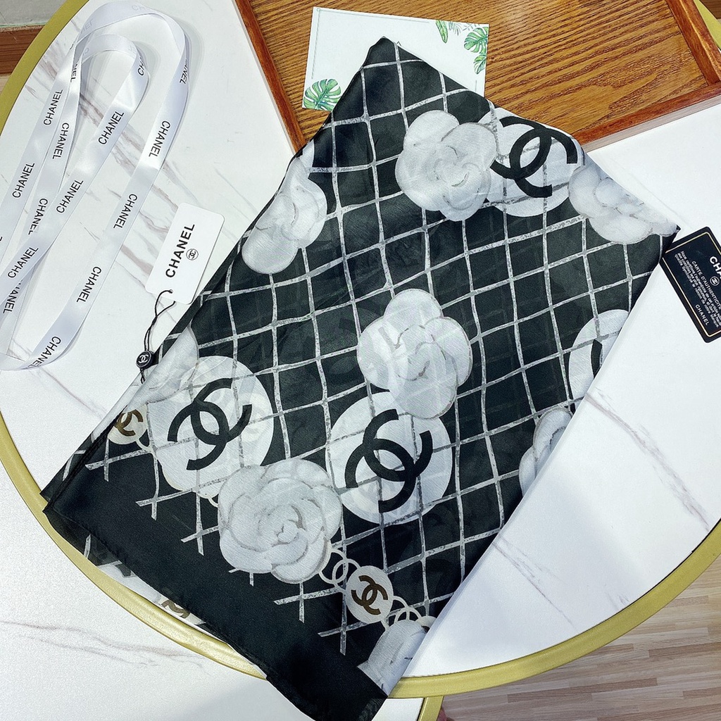 Khăn Choàng Lụa Dáng Dài Chống Nắng In Họa Tiết Thời Trang Cho Nữ