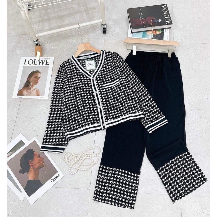 Đồ bộ, đồ ngủ, pjiama cổ tiểu thư chất Magon loại 1 bao giat thoai mai k nhăn không sướt