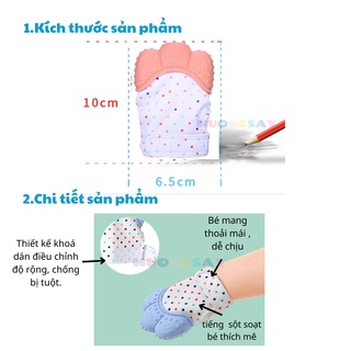 Găng tay gặm nướu cho bé (1 GĂNG TAY)