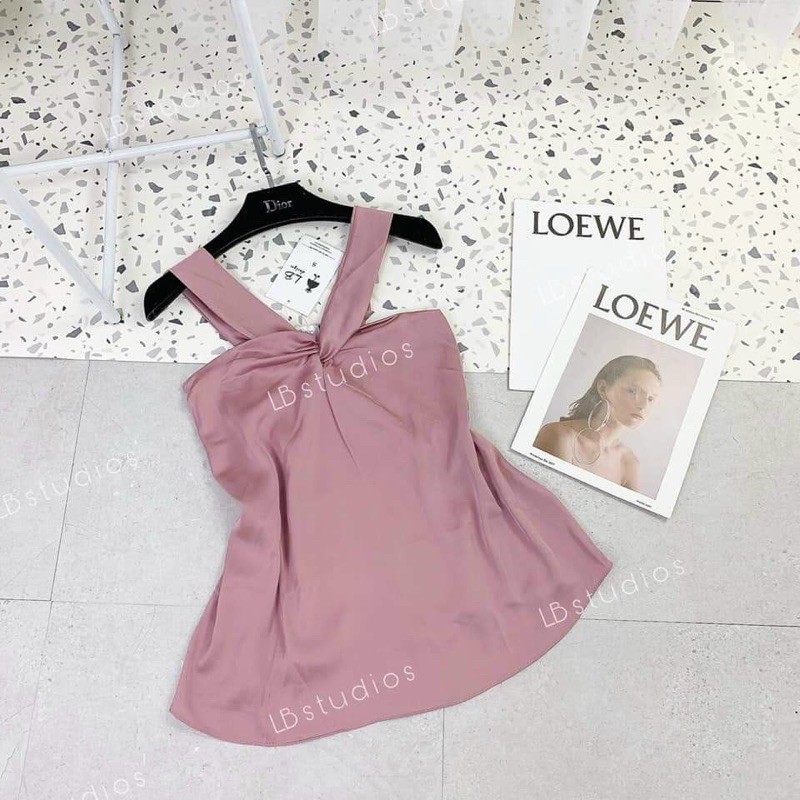 BN626 - SET LỤA HỒNG XOẮN NGỰC NỮ | BigBuy360 - bigbuy360.vn