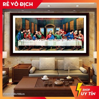 [⚡HOT SALE⚡] Tranh đính đá venus Bữa tiệc ly cuối cùng VS285 kích thước 200x102cm