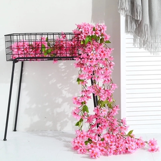 Dây hoa giả bằng lụa chiều dài 2.3m trang trí