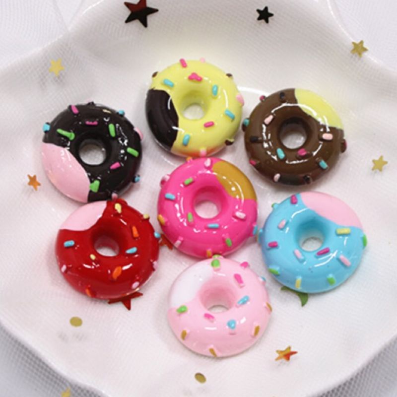 Bộ 2 mô hình bánh donut cho búp bê Barbie