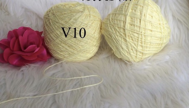 Chỉ móc sợi cotton hàng Việt Nam cỡ 1mm