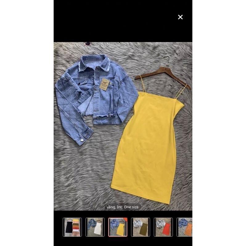 Váy body 2 dây mẫu mới siêu hot 2020 _ sexy tôn dáng _ đủ màu cho nàng năng động | BigBuy360 - bigbuy360.vn