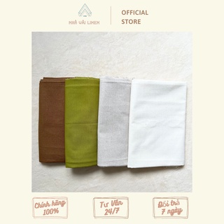 Vải Linen Bột Dày Trơn (Bột Cao Cấp) Nhà Vải Linen