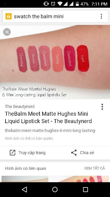 Set son matte mini The Balm | BigBuy360 - bigbuy360.vn