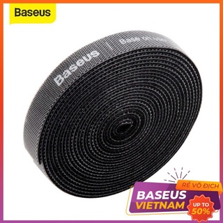 Dây Velcro (dán/ xé) dùng cố định cáp Baseus Rainbow Circle Velcro Straps ( Reusable Cable Tie Fastening Tape Wire Organ