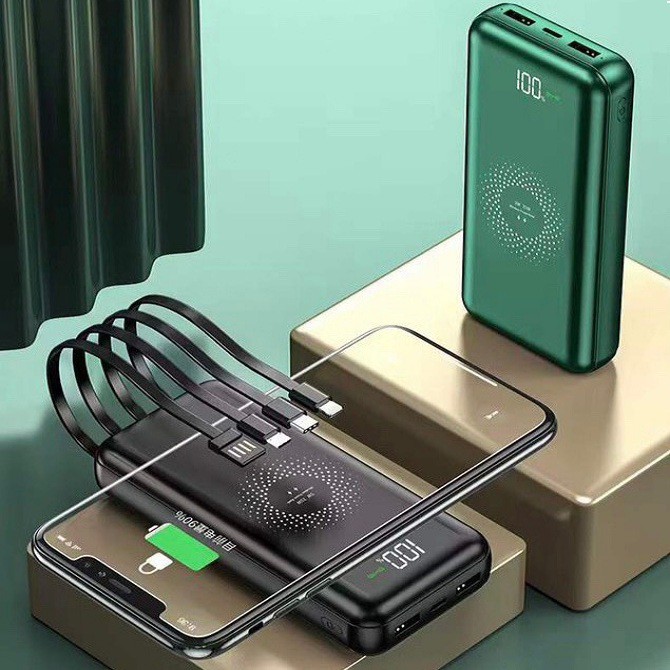 PIN DỰ PHÒNG G-05 KHÔNG DÂY ĐA NĂNG 20.000MAH - SẠC CÙNG LÚC NHIỀU THIẾT BỊ