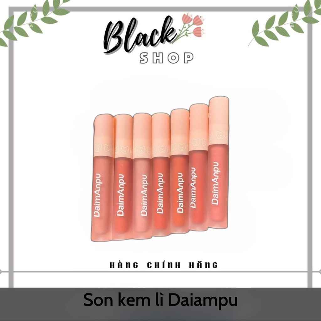 Son môi Daiampu màu sáng da, son kem lì