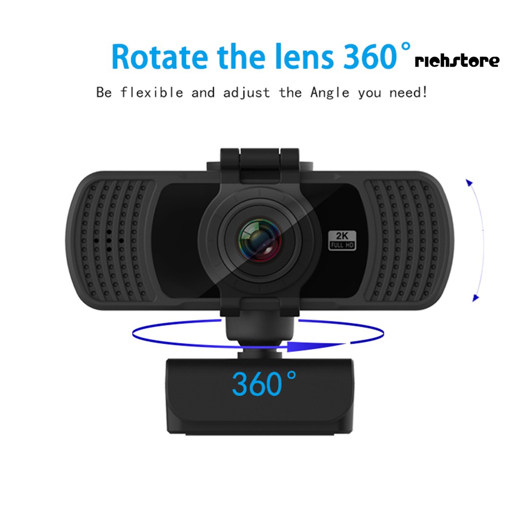 Webcam Dnbg_webcam 2k Autofous Usb Hd Có Micro Cho Mac Laptop Video Live | BigBuy360 - bigbuy360.vn