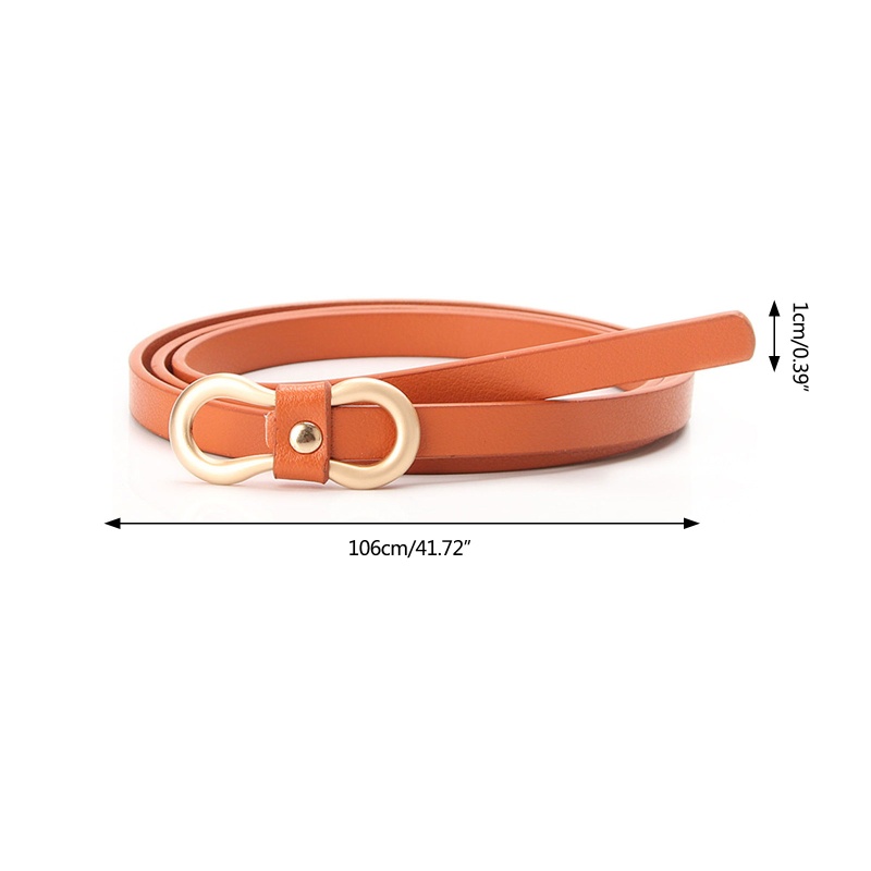 Dây Thắt Lưng Màu Trơn Có Thể Điều Chỉnh Kích Thước Cho Nữ