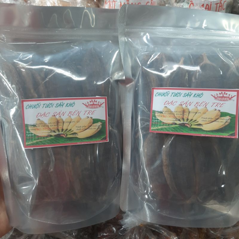 CHUỐI HỒNG VỎ BẾN TRE KHÔNG ĐƯỜNG.