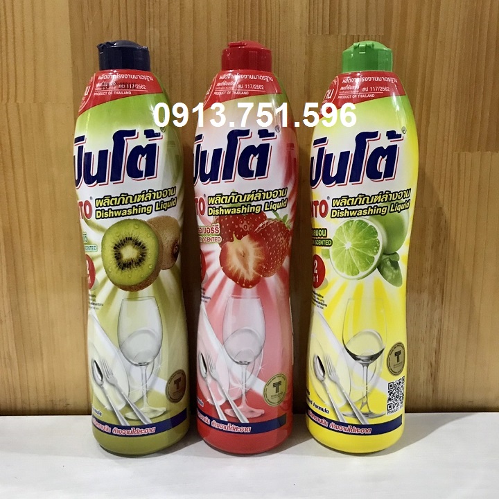 Nước rửa chén Pinto 800ml Thái Lan