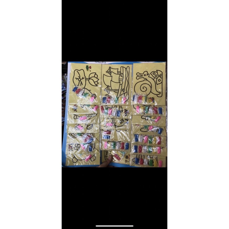 sỉ vỉ tranh cát (vỉ 21 bộ )
