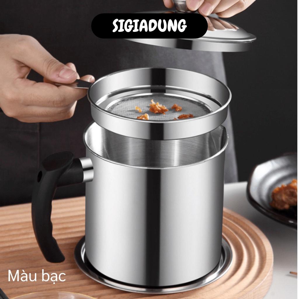 [SGD] Ca Lọc Dầu - Bình Lọc, Trữ Dầu Ăn Có Lưới Lọc Cặn Bằng Thép Không Gỉ 9582