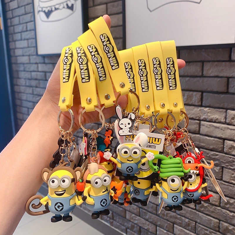Móc Khóa Minions 12 Con Giáp Độc Đáo Dễ Thương Cao Cấp Hot Trend Phụ Kiện Túi Xách Balo Dobi M10