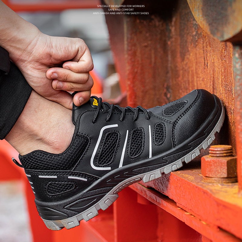 Giày Bảo Hộ Chống Tĩnh Điện ESD (Mã 286) Mũi Thép Chống Đập, Chống Đâm Xuyên, Thoáng Khí, Nhẹ