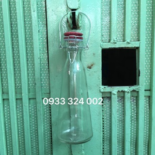 Chai thủy tinh 500ml nắp cài