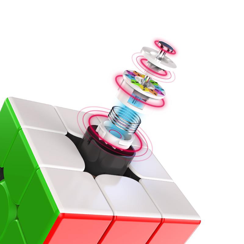 Đồ chơi Rubik Qiyi XMan Tornado V2 - Rubik Nam châm Chính Hãng Cao Cấp ( Cực phẩm dành cho người chơi rubik)