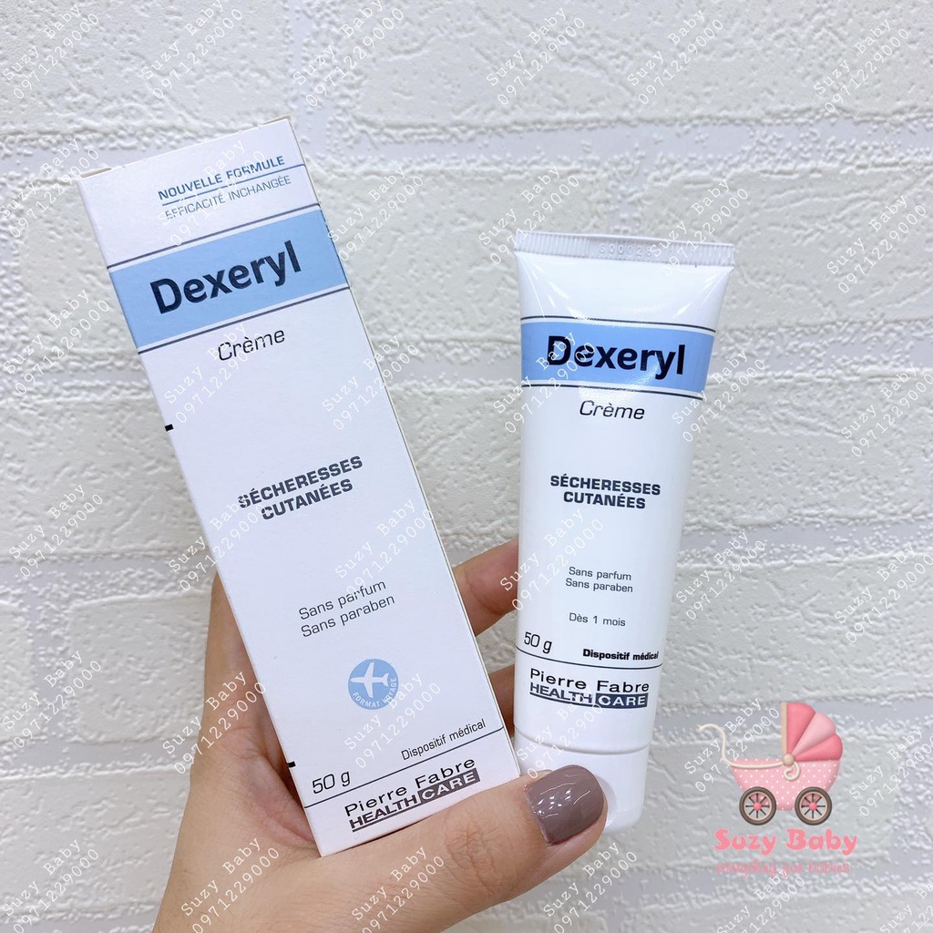 Kem nẻ chàm Dexeryl dưỡng da hỗ trợ giảm nẻ, chàm sữa  Pháp