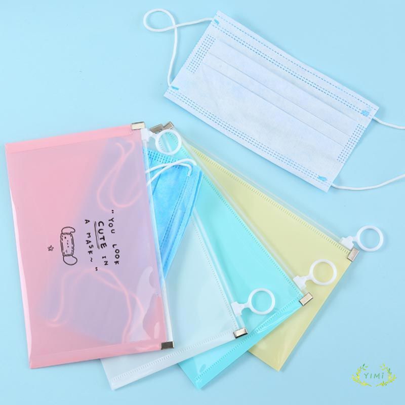 Túi Đựng Mặt Nạ Chống Thấm Nước Họa Tiết Hoạt Hình Tiện Dụng Khi Đi Du Lịch