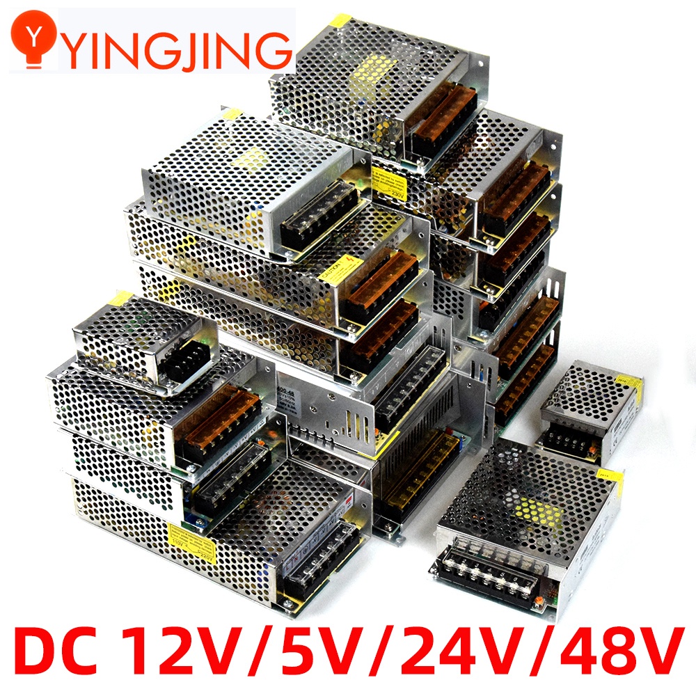 Bộ Chuyển Đổi Nguồn Điện Ac 110v 220v Sang Dc 12v 24v Cho Dây Đèn Led Cctv