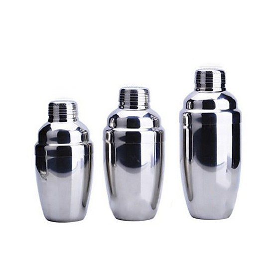 [Mã 155LIFESALE giảm 8% đơn 99K] Bình lắc shaker, Bình lắc Cocktail Shaker Inox 350ml - 500ml - 700ml