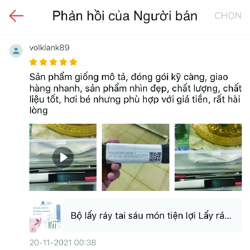 Bộ lấy ráy tai sáu món tiện lợi Lấy ráy rai thép không gỉ Bộ chăm sóc tai chuyên nghiệp Hudishop GD444