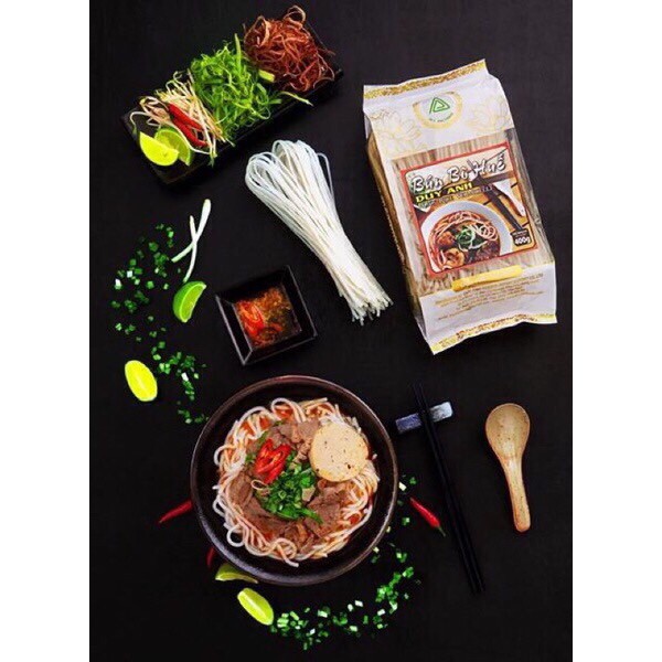 Bún bò Huế Duy Anh_Bún tươi sợi to đặc biệc_Bún tươi sợi to dạng khô