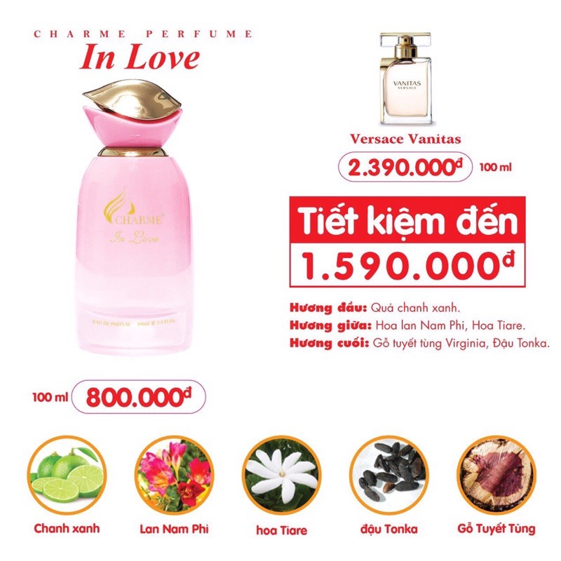 (sale sỉ-chính hãng)Nước hoa Vanitas -In Love 100ml