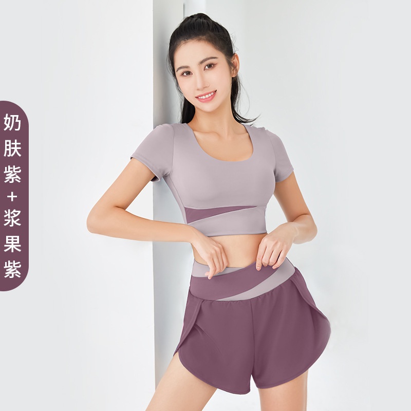 Bộ Đồ Thể Thao Tập Gym Yoga LUHAZO Chống Sốc Không Đường May Siêu Co Giãn Cho Nữ LUHAZO TK5T2&amp;T3