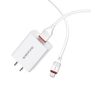 BOROFONE - Bộ Cóc Cáp Sạc Nhanh BA21 - Cổng Micro (US)
