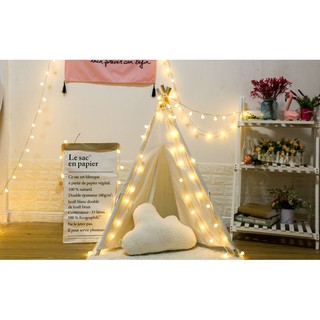 Đèn led trang trí lều trại, giáng sinh bóng bi