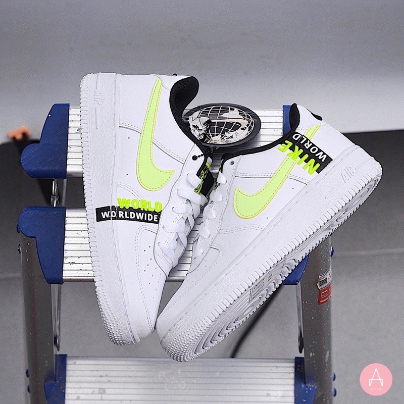 Giày Nike Air Force 1 Worldwide Neon chính hãng