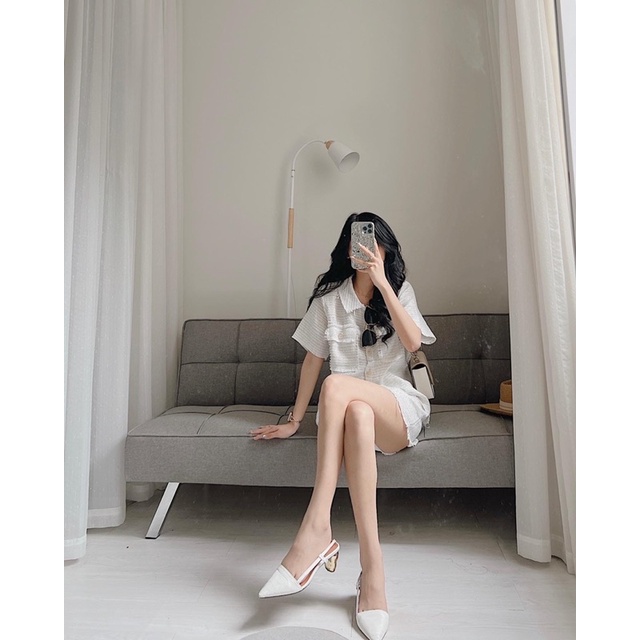 Set dạ tweed quần đùi cộc Samhyewear | BigBuy360 - bigbuy360.vn