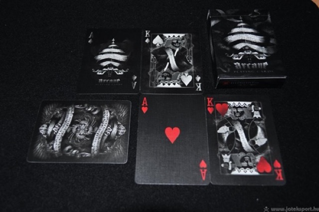 Bộ bài tây Black Arcane Playing Cards