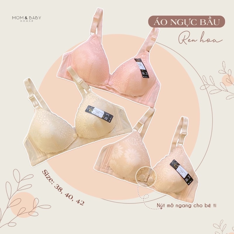 Áo lót bầu cho con bú co giãn 4 chiều nâng ngực chống chảy xệ AL137