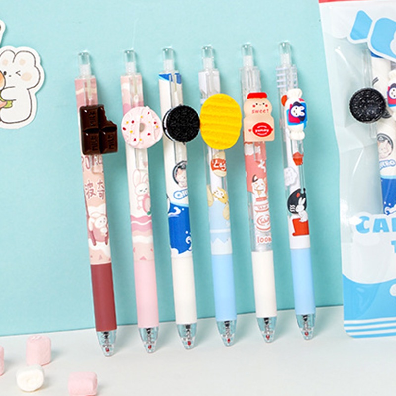 Bút Mực Đen Ngòi 0.5mm Hình Gói Snack Nhật Bản