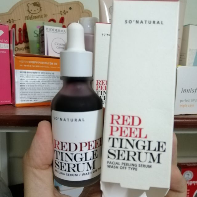 Red peel tingle serum peel da hóa học