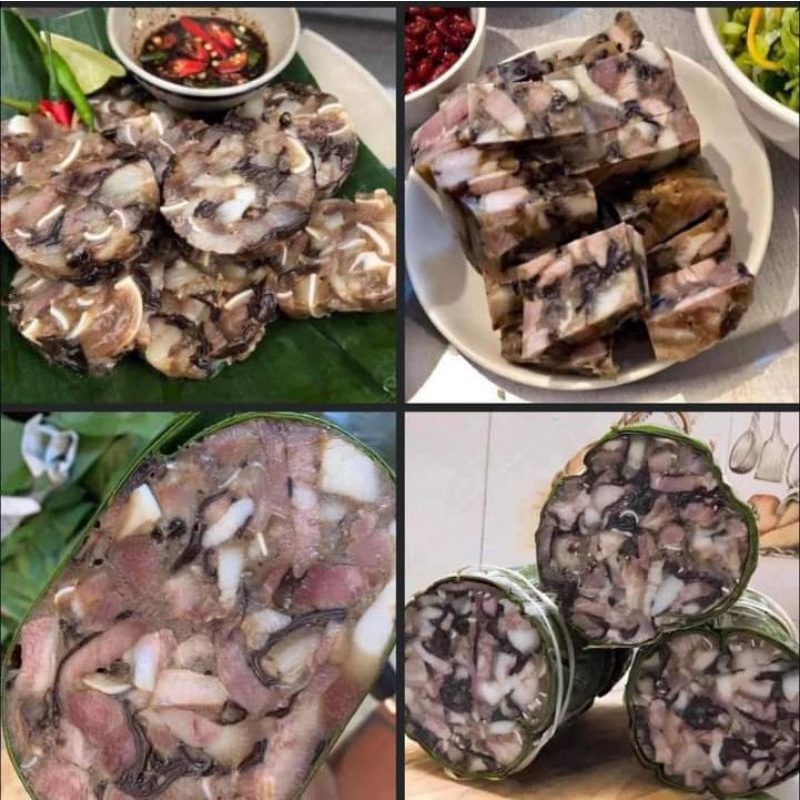 Giò xào tai lưỡi 500g.