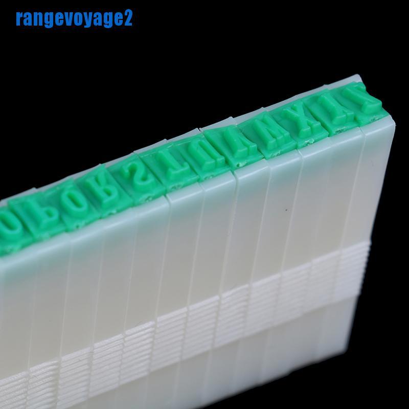 [ready stock] 1 Set English Alphabet Letters Numbers Rubber Stamp Free Combination Diy Craft【vn】