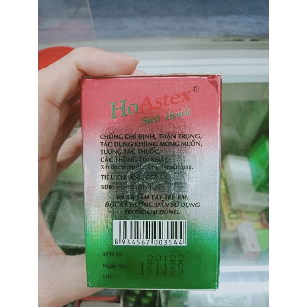 ( SIÊU THỊ 24H) SIRO HOASTEX GÓI