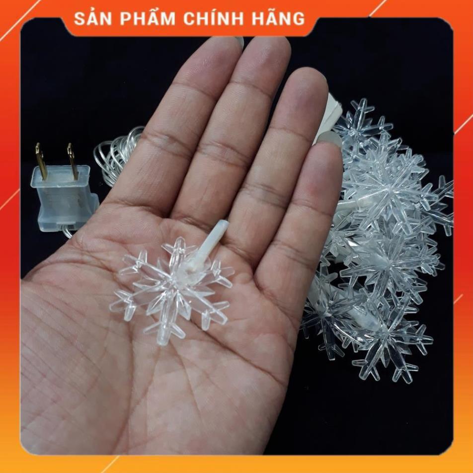 Dây đèn led trang trí phòng ngủ và ngoài trời cho Giáng sinh Tết hình nháy Hoa tuyết và hình khác dài 4m mã 26004
